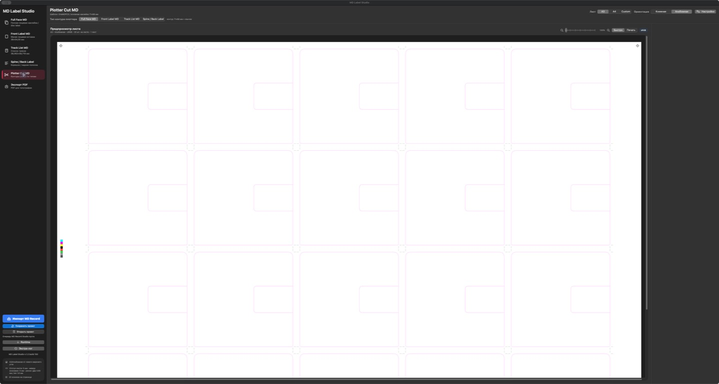 Plotter Cut layout